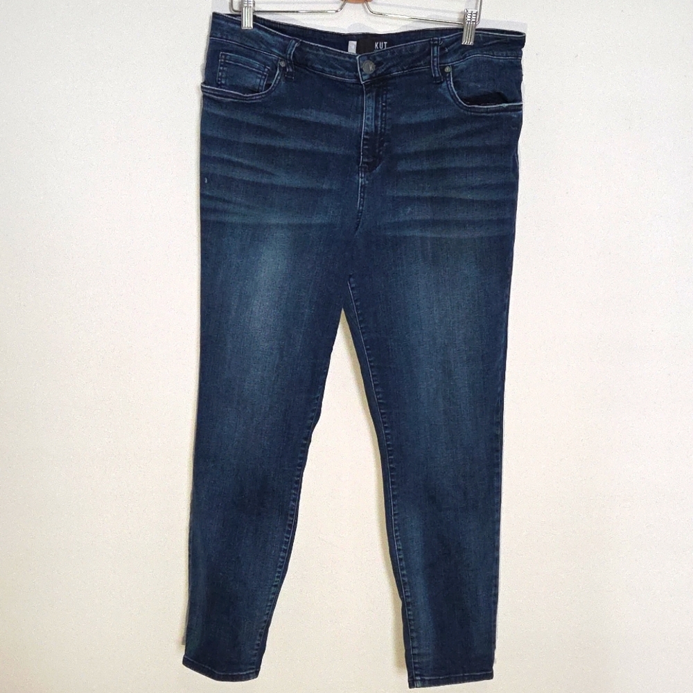 Kut From The Kloth Donna High Rise Ankle skinny jeans (size 18)